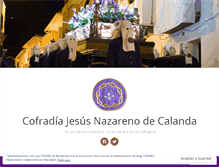 Tablet Screenshot of calandanazareno.com